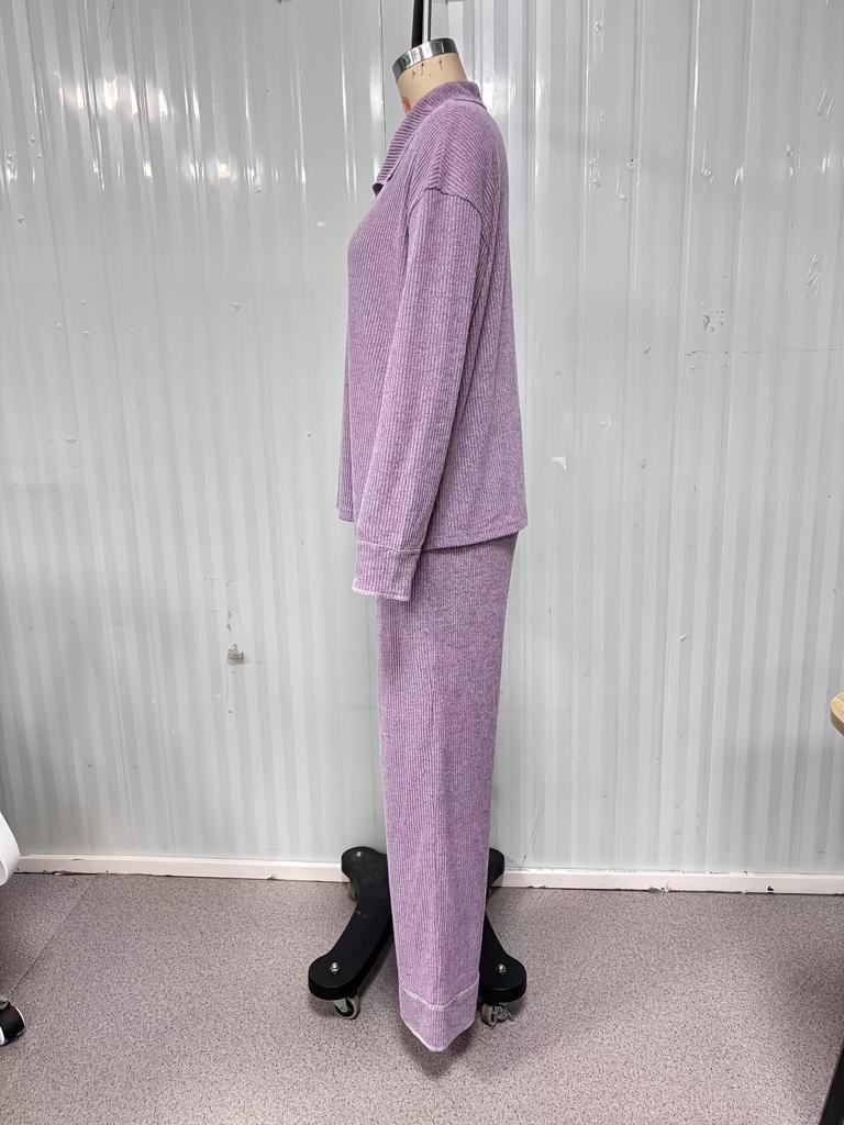 Women's Autumn/Winter Casual Pajama Set - Fashionable, Comfortable, Long Sleeve & Pants