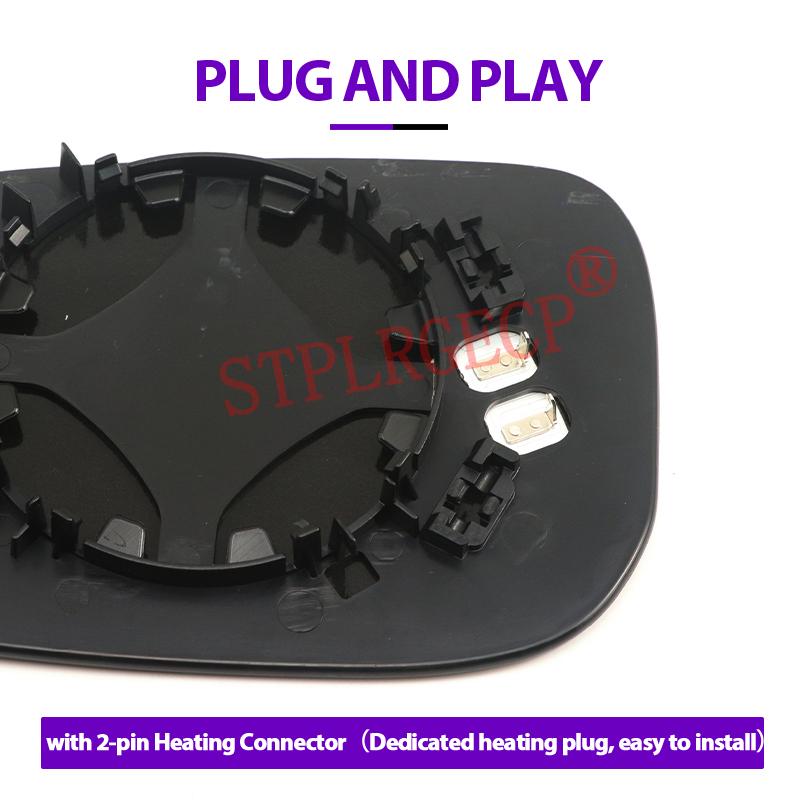 1 PC Door Wing Mirror Glass Heated Left Right Side Car-styling Rearview Mirror for Volvo C30 C70 S40 S60 S80 V50 V70