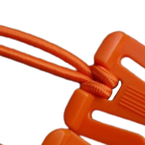 1 Pair Hanging Buckles Mini Dominator Clips Nylon Strap Webbing Elastic Cord for Hiking