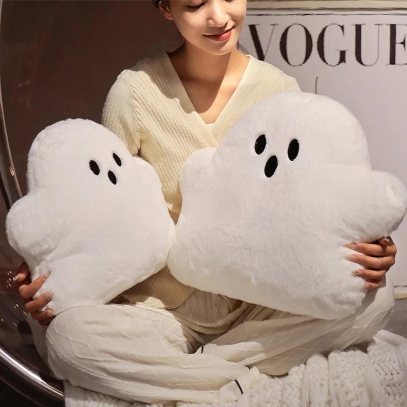 Halloween Plush Toy Pranking Ghost Creative Cloud Cushion Decorative Pillow Party Gift Doll Home Bedroom Decor