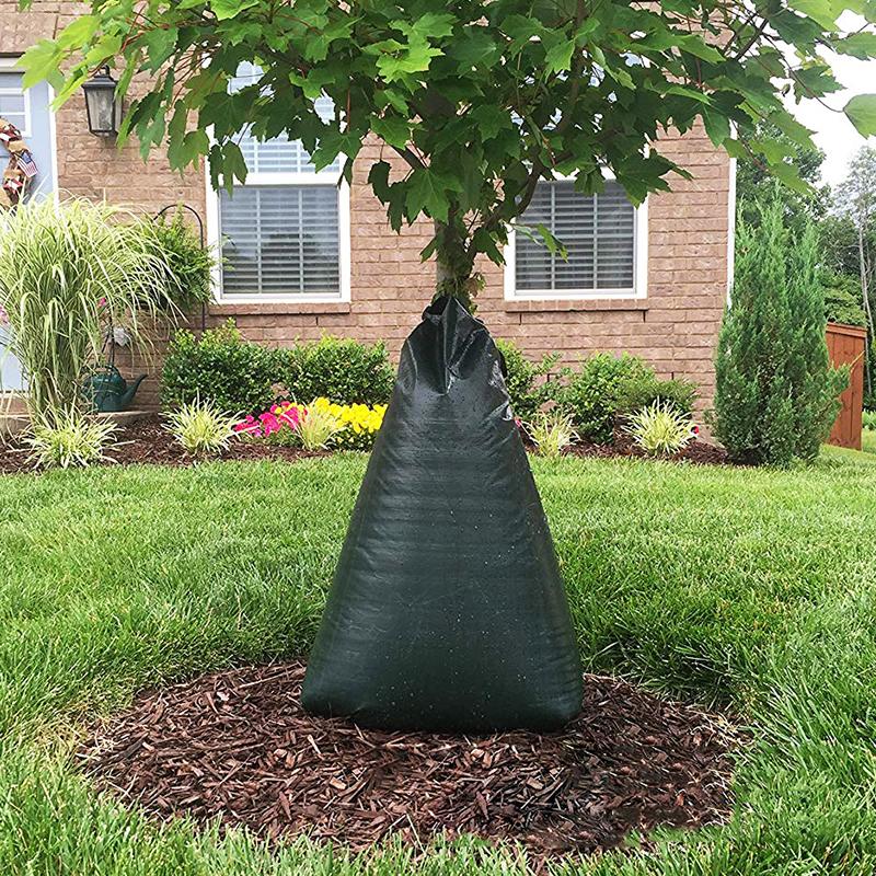 20 Gallon Irrigation Drip Bag Tree Drought Preventions Watering Tree Bag PE Woven Bag Tree Soaking Device