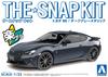 Aoshima Bunka Kyozai Skala The Snap Kit Serien Toyota 86 Mørkegrå Metallic Plastmodellsett 1/32 Forhåndsfarget 03-C