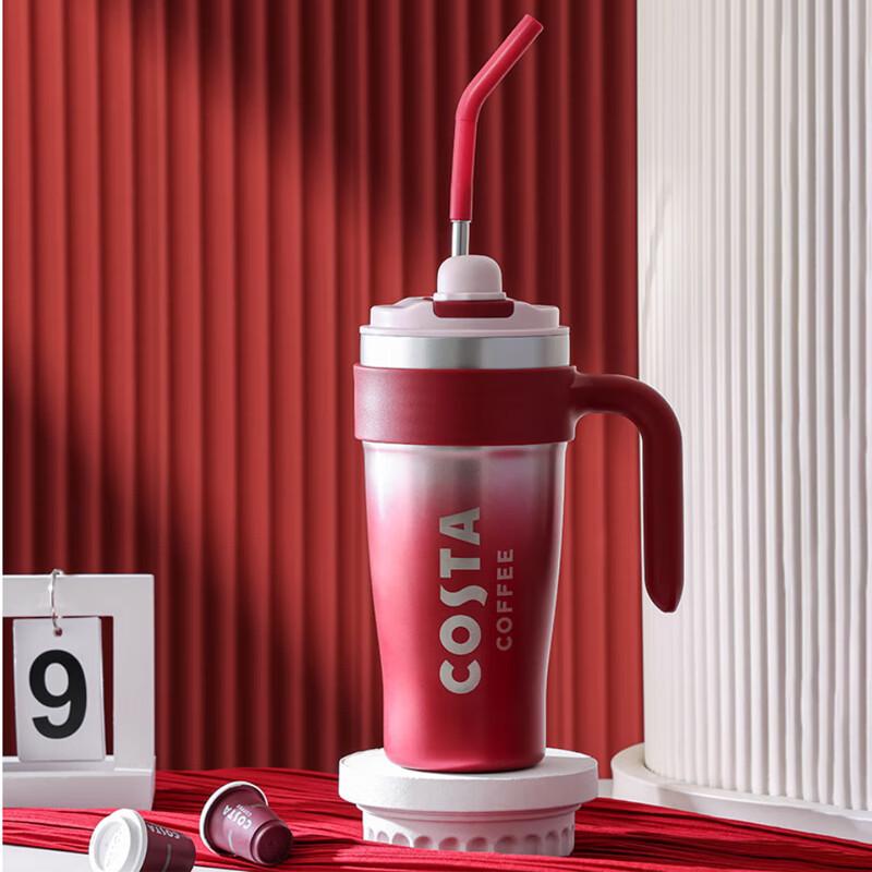 COSTA 1000ml Stainless Steel Insulated Straw Tumbler