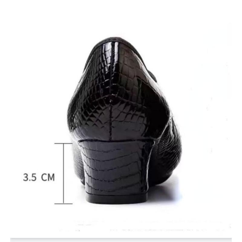 XIHAHA Women Jazz Dance Shoes Latin Salsa Ballroom Stone Pattern Genuine Leather Woman's Practice Dancing Shoes Ladies Sneakers