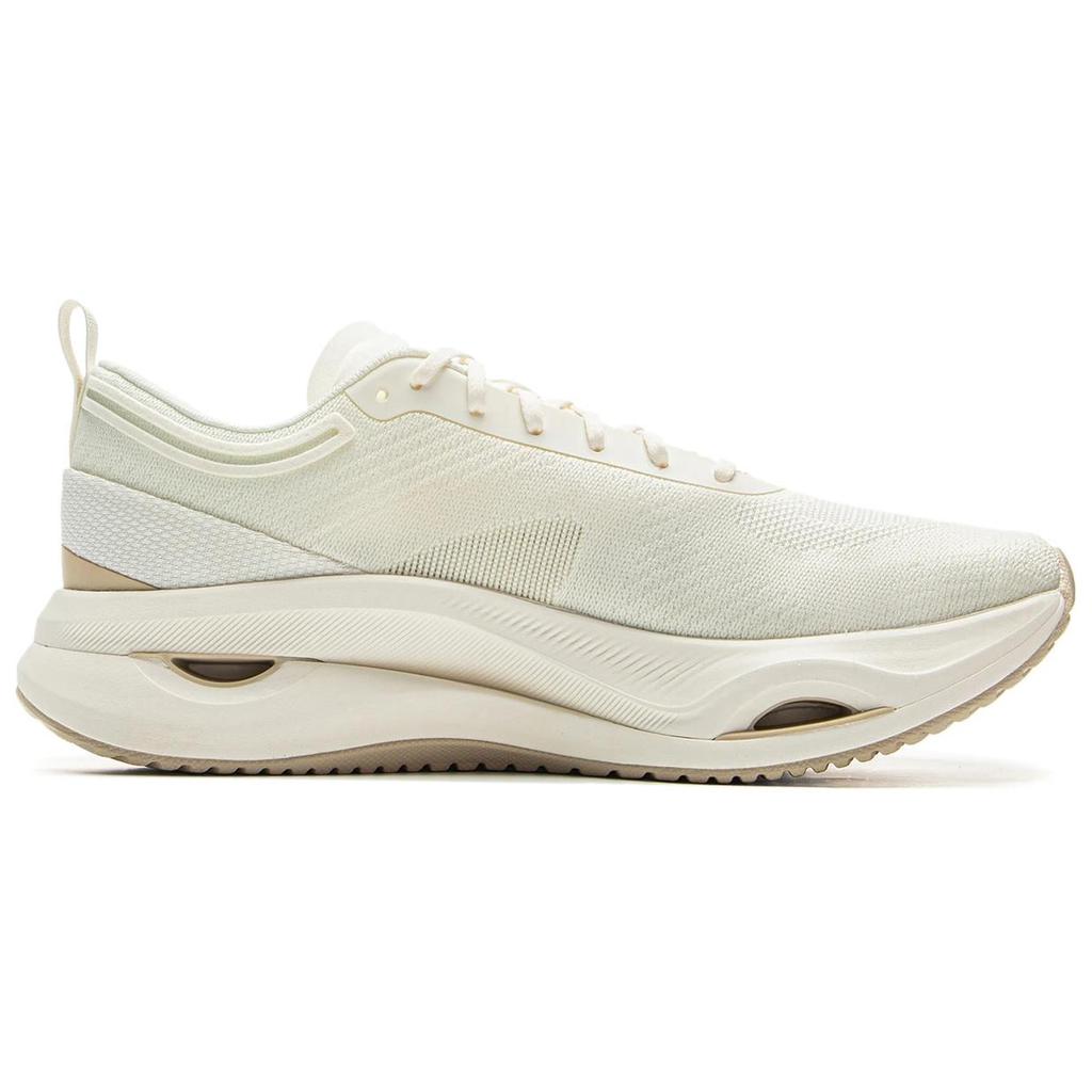 Li Ning Cushioning, Wear Resistant Low Top Casual Running Shoes Women's Ivory ARHV002-24