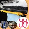Car Umbrella Hook Car Bag Hooks Quiet No Drilling Vehicle Trunk Storage for Truck Trailer Tractor Automobile Travel Road Trip