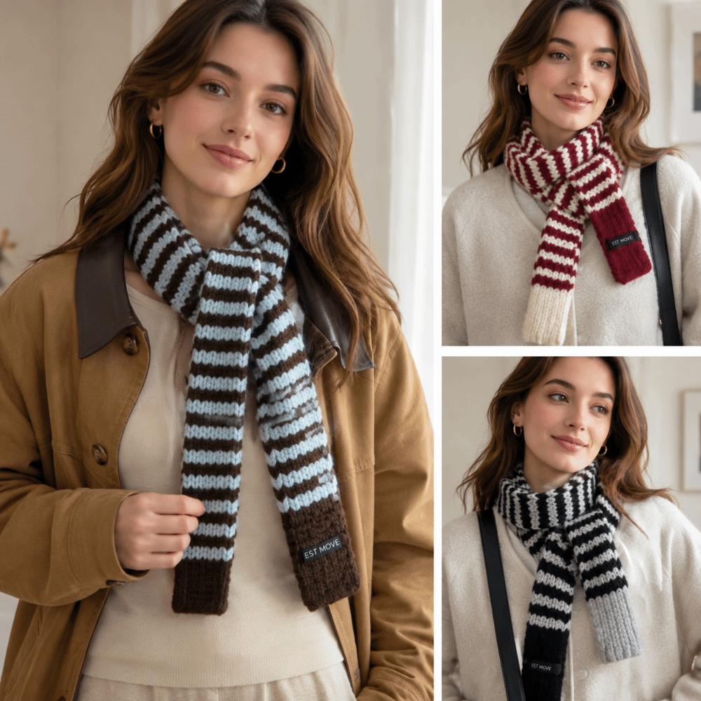 Neck Protection Knitted Long Scarf Lightweight Neck Scarf New Winter Warm Scarf Winter