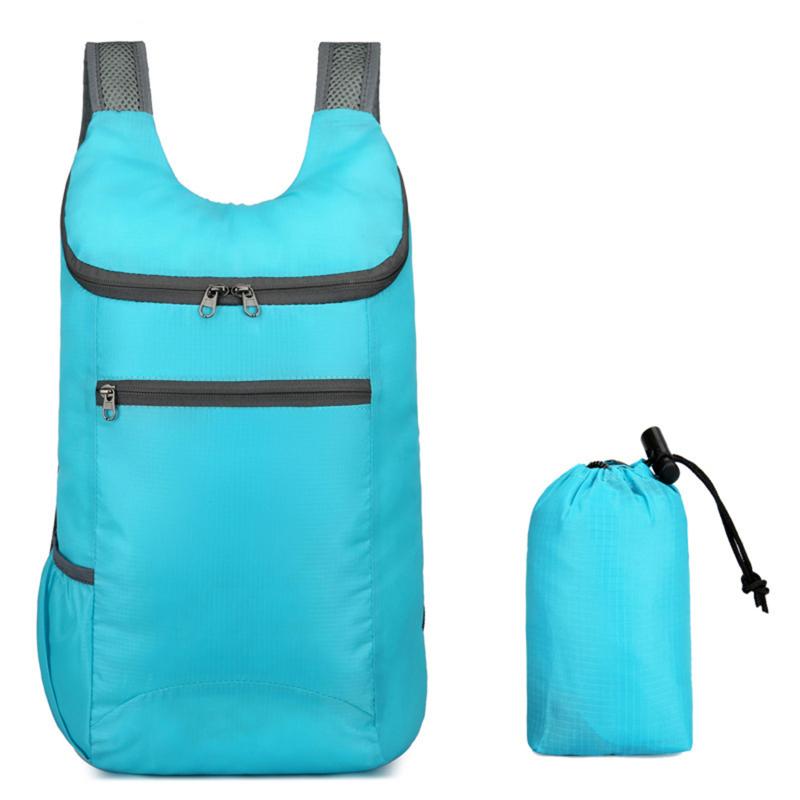Outdoor Portable Foldable Double Shoulder Lightweight Sports Backpack Travel Bag
