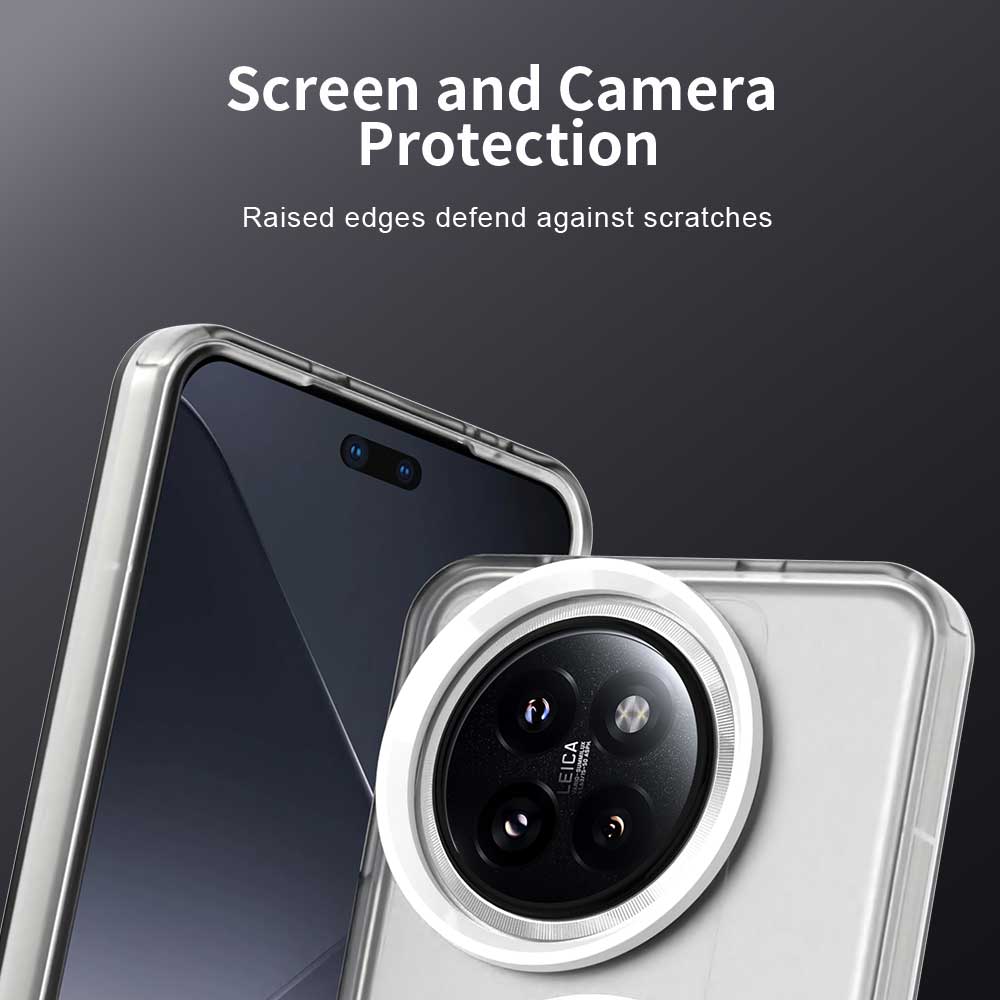 For Xiaomi 14 Civi 5G/Civi 4 Pro 5G Case Compatible with MagSafe PC+TPU+PET Anti-Drop Phone Cover