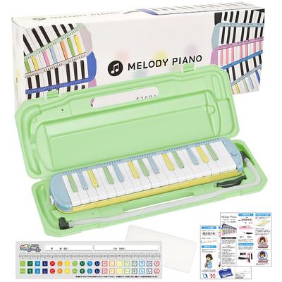 KC Kyoritz Macaron Melody Piano Harmonica and Name 32-Key (P3001-32K/MACARON) [Includes Do-Re-Mi Labels, Cross, Stickers]