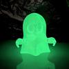 Halloween Mini Ghost Cover Cap for Trailer Coupling Glow-in-The-Dark Car Trailer Hitch Ball Cover for Towing Truck RV Accessories