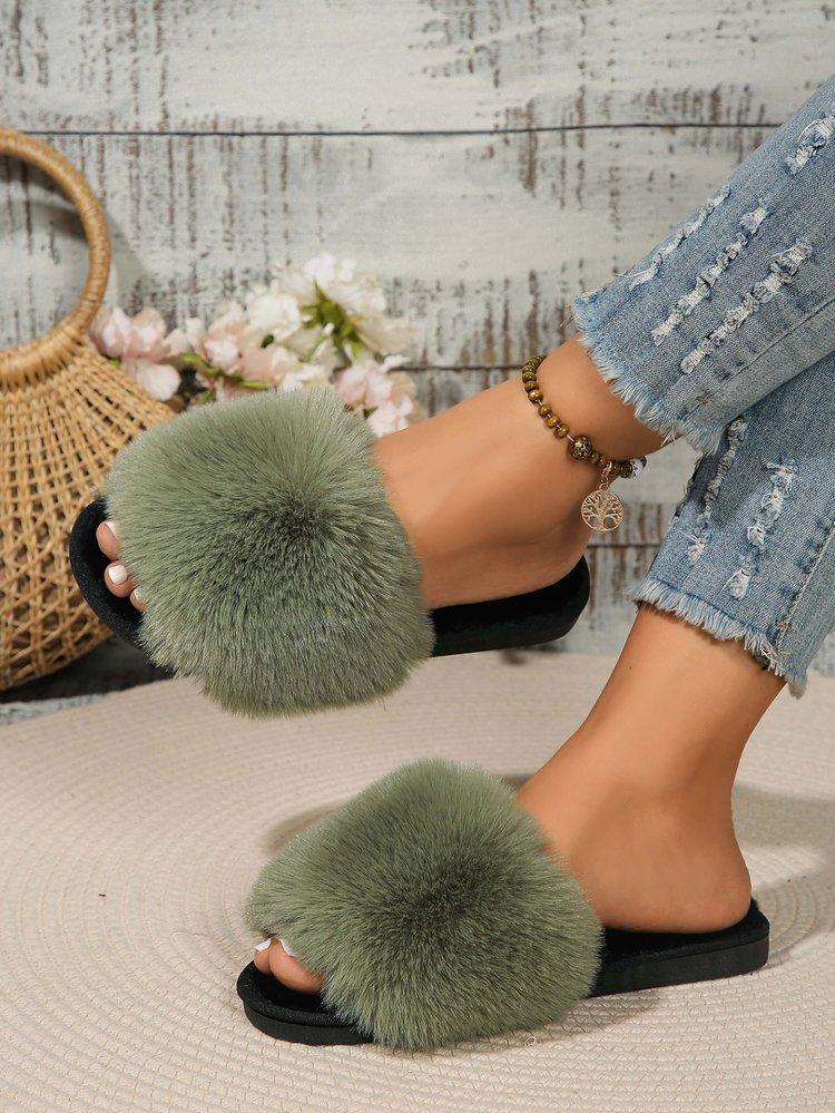 Women's Slippers Winter Home Warm Slippers Non-Slip Soft Comfort Home Couple Slippers