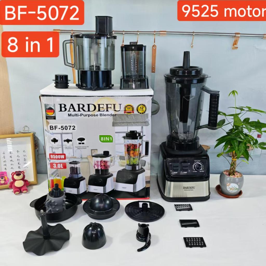Stainless Steel Large Capacity Food Processor & Blender - Juicer, Mixer, and Meat Grinder