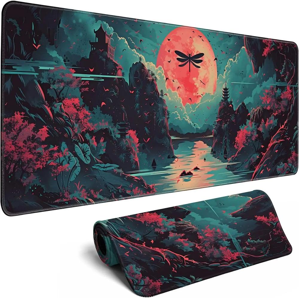 Landscape Large Mouse Pad Tank Game Mousepad Extended Office Laptop Keyboard Pads New AntiSlip Rubber Office Carpet Table Mats