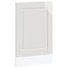 VidaXL Dishwasher Panel Porto Glossy White 45x1.5x67 Cm 854129