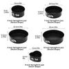 Nonstick Coating Round Springform Pan Set With Removable Bottom Plate Round And Heart Shape Baking Cake Pans Cheesecake Pan Mold