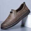 Herren Casual Leder Herrenschuhe Mann Hohe Qualität Mode Weich Klassisch Fahren Rutschfest Flats Sneaker Mokassin Handgefertigt