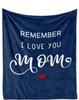 Perfect Gift to Mom Funny cartoon thin Blanket for Festival Mother's Day Birthday gift for Mama Daughter for Nap Reading Camping