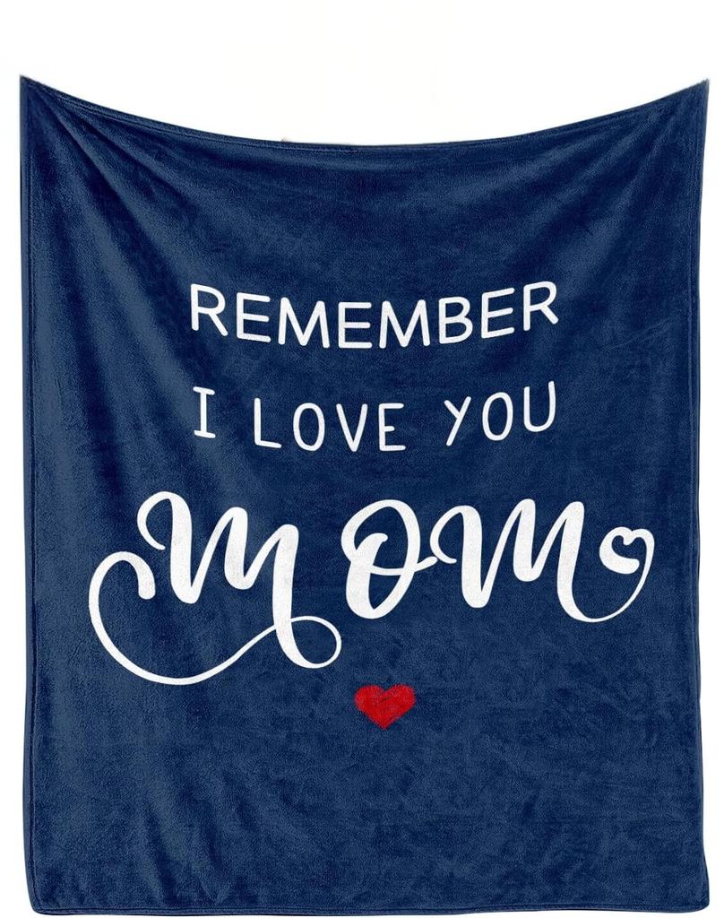 Perfect Gift to Mom Funny cartoon thin Blanket for Festival Mother's Day Birthday gift for Mama Daughter for Nap Reading Camping