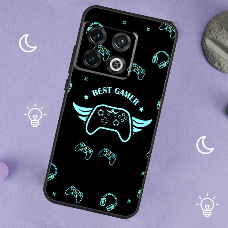 Eat Sleep Game Colorful For OnePlus 15 13 12 11 13R 12R 10R 13T 10T 8T Case For OnePlus Nord 5 CE 3 2 4 Lite N20 N30