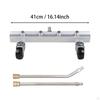 Car Wash Undercarriage Cleaner with Extension Wands, 4000 PSI Water Broom for Sidewalks and