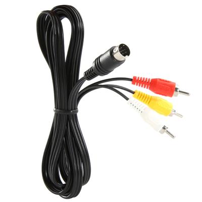9 Pins AV Stereo Video Audio Cable Composite Cord Lead for SEGA Genesis/MD