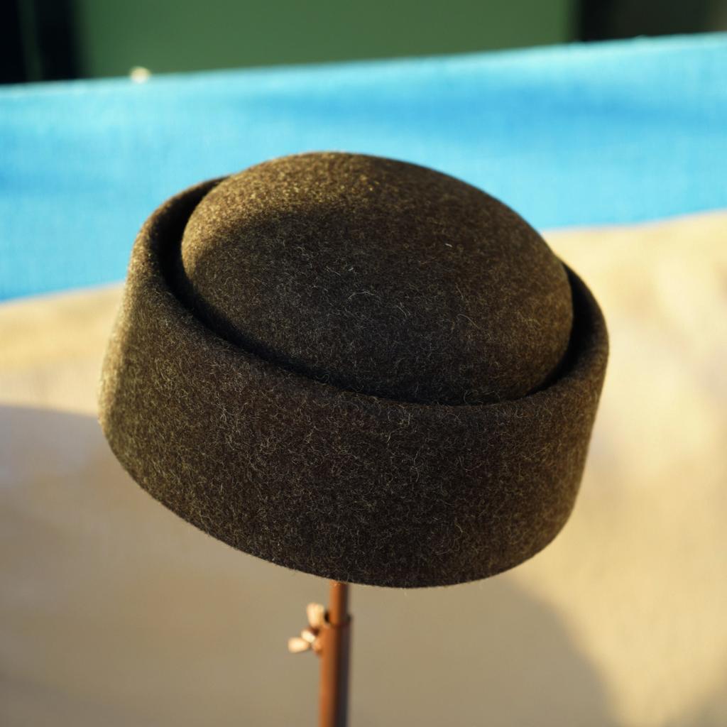 Herbst Und Winter Retro Wolle Wollene Medizinbox Hut Zylinder Französisch Hepburn Elegant Europäisch Und Amerikanisch Vielseitiger Hut Damen Thermischer Barett