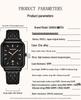 Sanda TikTok Bestseller: Unisex Leather Strap Quartz Watch with Simple Calendar, Waterproof Design.