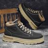 New Fashion Winter Men's High Top Martin Boots Students Male Boys Trending Soft Sole Work Shoes Labor Protection Martin Sneakers