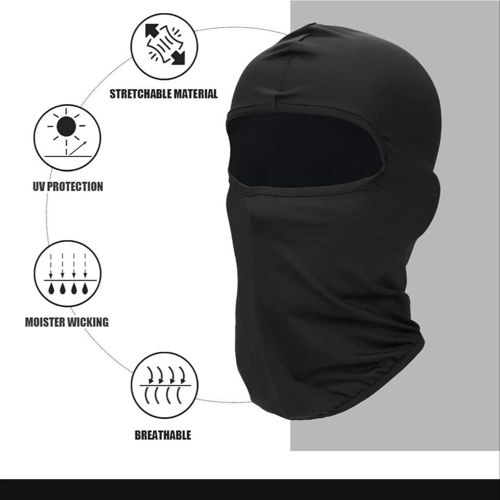 1 Pcs Ski Mask Men Balaclava Pasa Montañas Para Hombre Hood Protection Full Face Cover Cooling Neck Gaiter Bandana