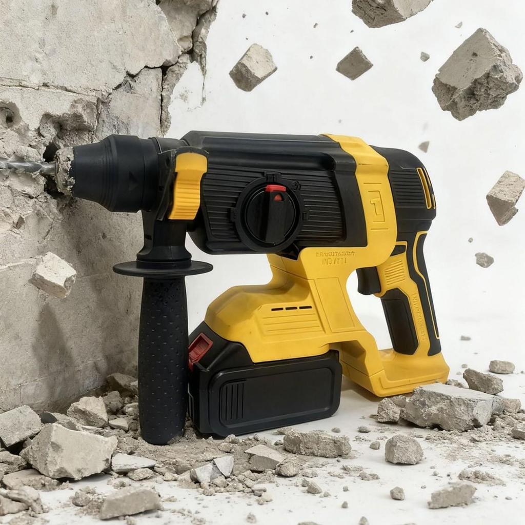 Industrial High-Torque Brushless Copper Hammer with Impact & Cordless Lithium Battery