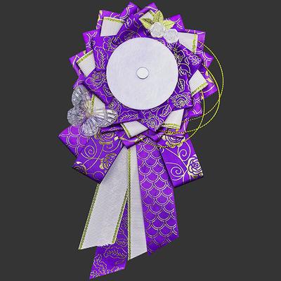 Band Cosplay Ita Taschen Rosette Schutz Blume Ansteckerhalter Abzeichenbasis Zubehörray Itabag Dekor