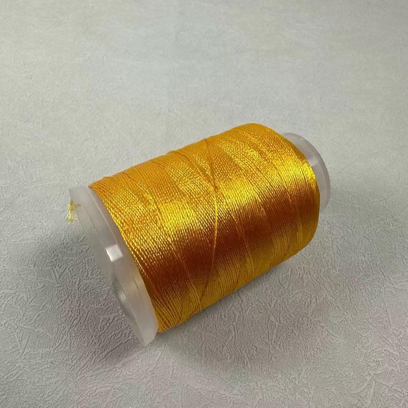 Vibrant Ice Silk Tassel Thread: 51 Colors for DIY Bracelets & Necklaces