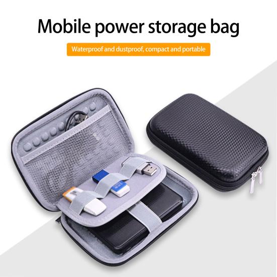 

Ящик для хранения жесткого диска, сетчатый карман, пылезащитный EVA, 2,5 дюйма, устойчивый к давлению, защитный ящик для хранения мобильного жесткого диска, товары для дома