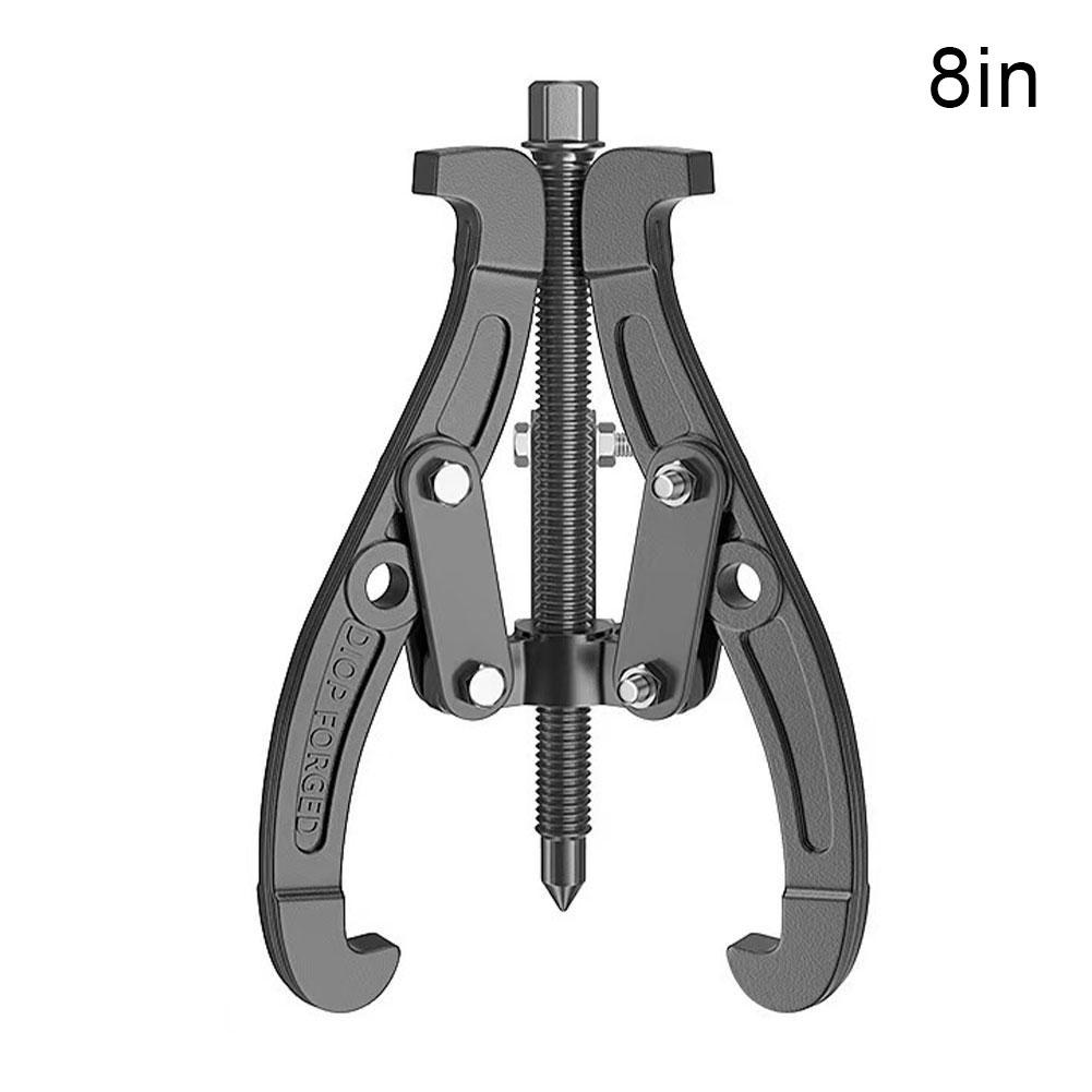3/4/6/8Inch Three-Jaw Gear Puller Reversible Pulley Remover Tool Bearing Flywheel Removal Kit Heavy Duty Professional Grade