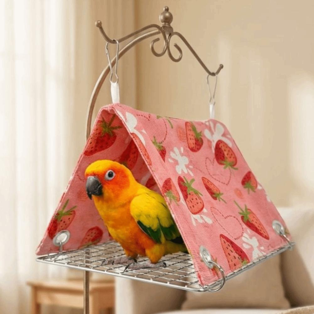 Breathable Parrot Hammock Bed Climb Toy Summer Tent Hut Removable Bird Sleep Nest For Small Pet