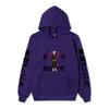 Tokyo Revengers Hoodie with Ryuguji Ken Print, Long Sleeve Pullover Sweatshirt, Anime Street Casual Unisex Sweatshirt with Japanese Text Sleeves