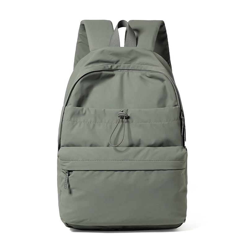 Women's Lightweight Nylon Backpack Casual Daily Waterproof Travel Backpack for Girls Ladies Simple Solid Color School Bag Outdoor Small Backpacks