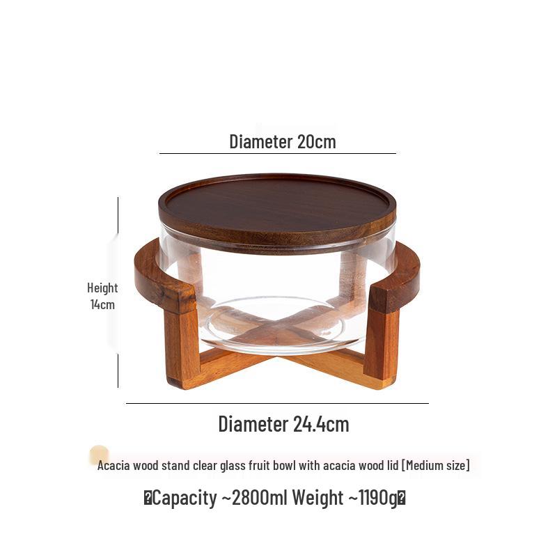 Japanese Glass Fruit & Salad Plate for Home