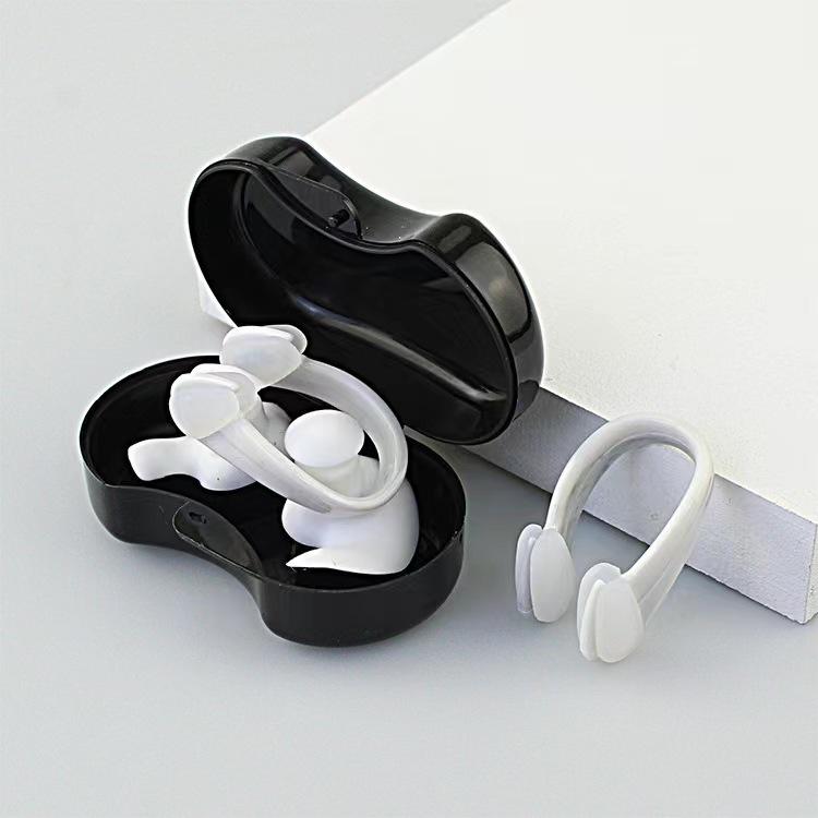 Silikon Schwimm-Ohrstöpsel & Nasenklammern Set - Unisex Lärmreduzierende Schallisolierte Ohrstöpsel für das Training