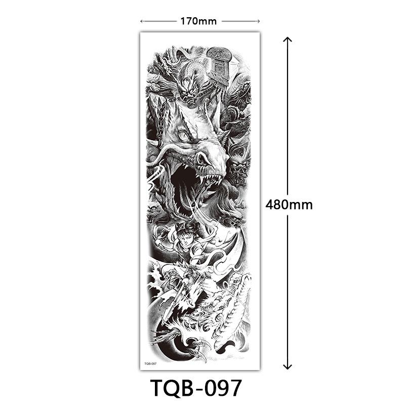Full Arm Tattoo Sticker Full Arm, Full Arm Big Picture Tattoo Sticker, Flower Arm Tattoo Sticker Tattoo