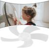 Fan Blades 16inch Floor Mounted Fan Blades Electric Plastic Fan Blades Holder For Vertical Desktop Fan Heat-resisting Low Noise