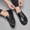 Fashion Spring Summer New Designer Black Loafers Men Fashion Causal New Designer Dress Shoes Men Light Soft Leather Driving Shoes Man
