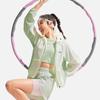 Li-Ning Fitness Series High Street American Vintage Color Block Zipper Hooded Comfortable Breathable Versatile Casual Sun Protection Jacket AFDV156-5