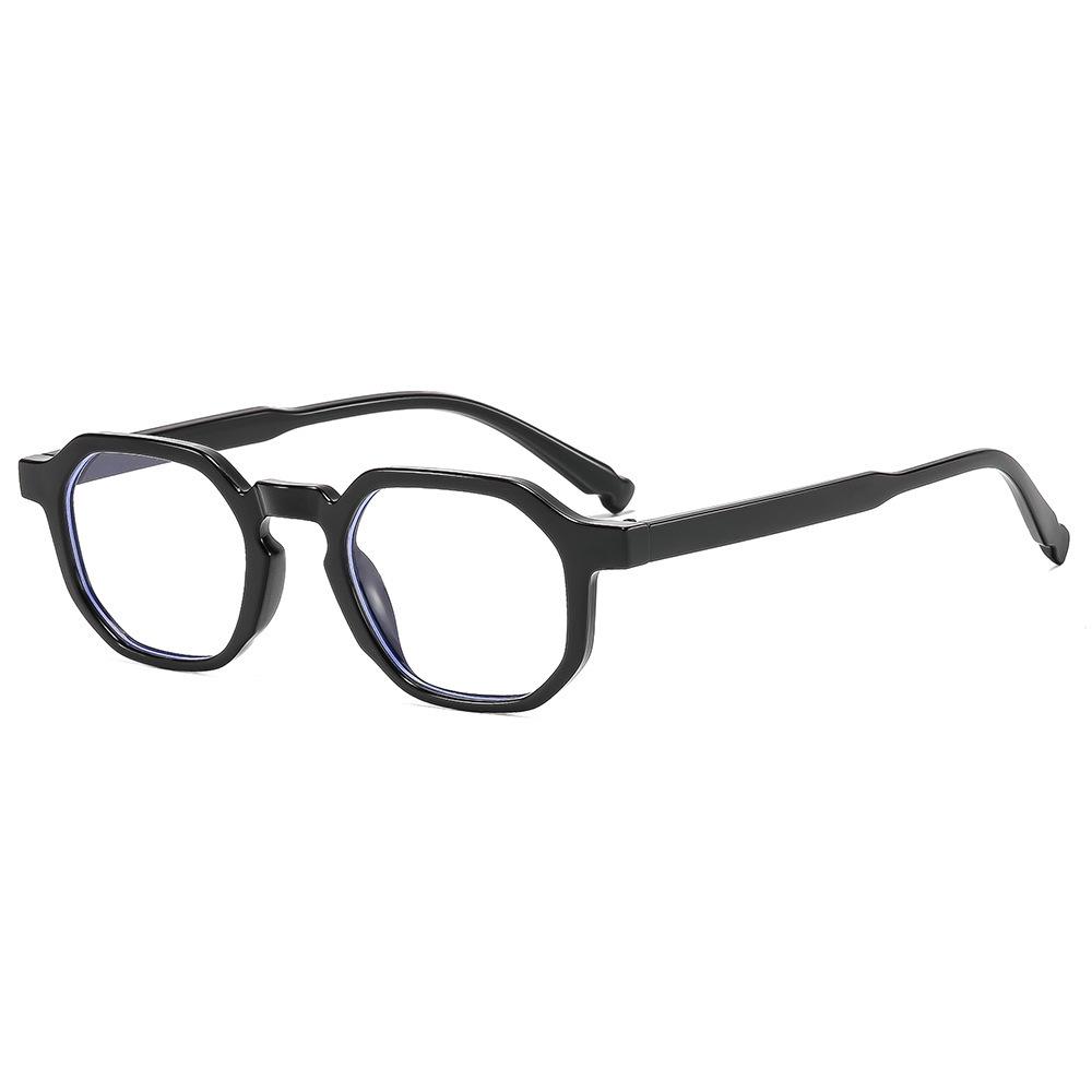Retro Unisex Square Frame Glasses with Anti-Blue Light Lenses