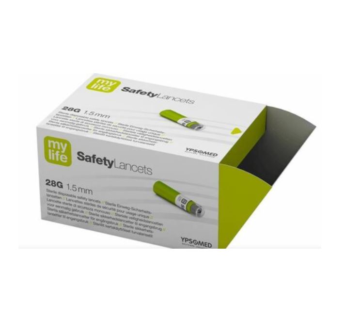 

Ланцеты безопасности MyLife 1,5 мм, зеленые, 28 г