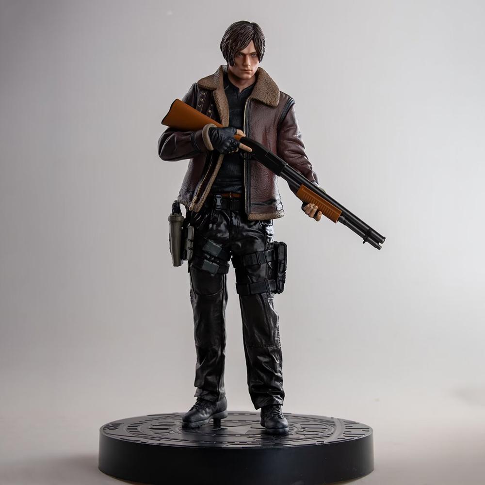 33cm Resident Evil Leon S. Kennedy PVC Action Figure Anime Biohazard Game Leon Figure Model Toys Collection Doll Gift