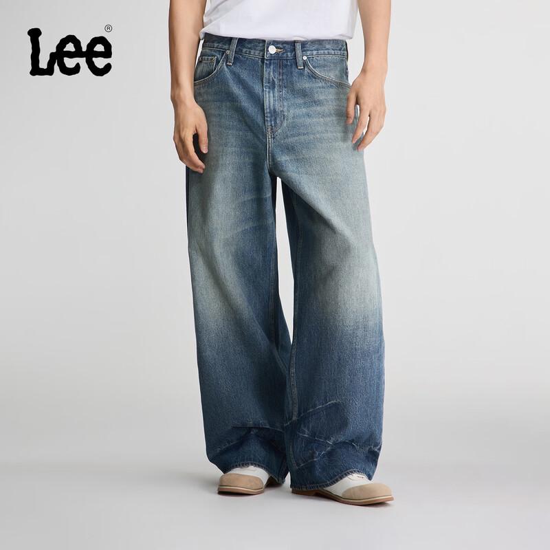 Lee Men s 101 Ink Splash Straight Fit Jeans 32