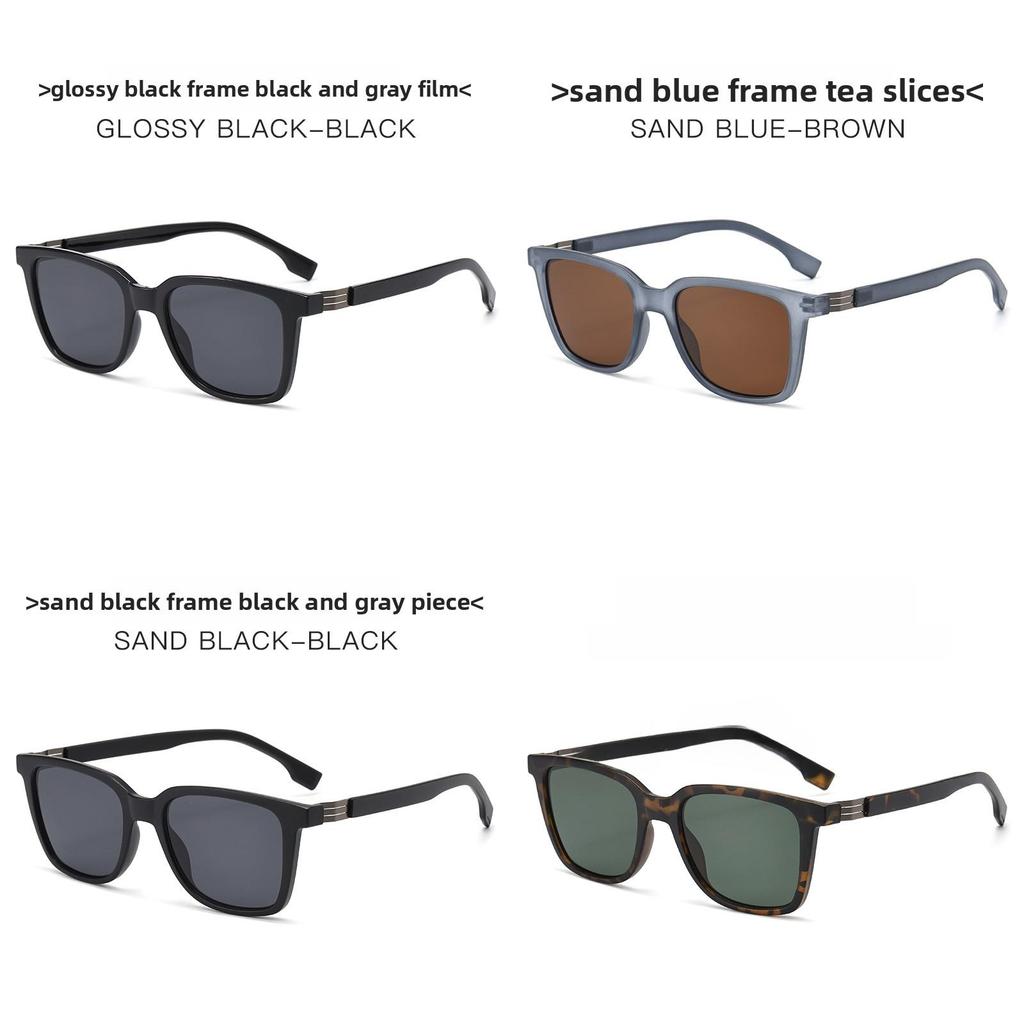 Fashion Square Sunglasses With Protection For Men And Women Stylish Streetwear Accessory