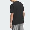 Adidas Originals Round Neck Fashion Simple Breathable Short Sleeve T-Shirt Unisex Tops Black JX2630